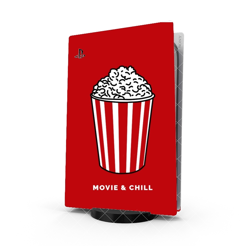 Autocollant Popcorn movie and chill