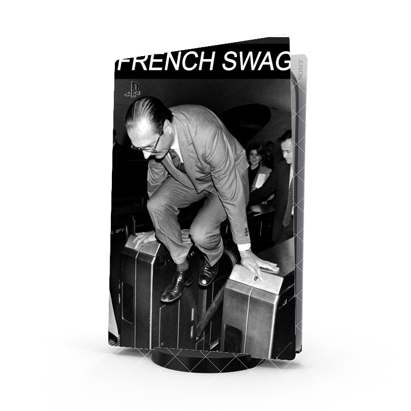 Autocollant President Chirac Metro French Swag