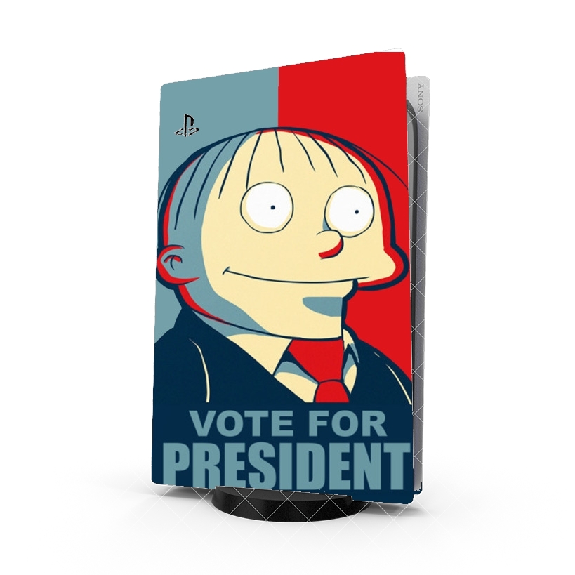 Autocollant ralph wiggum vote for president
