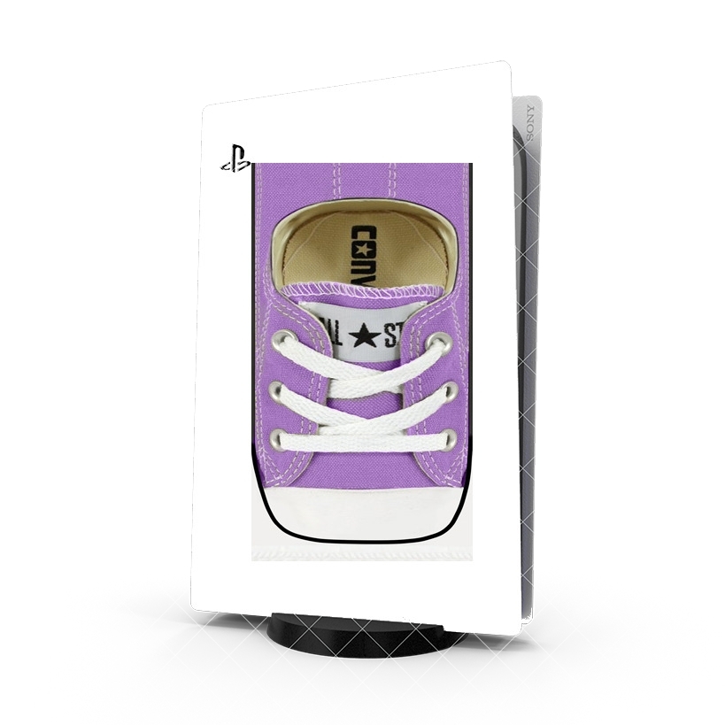 Autocollant Chaussure All Star Violet