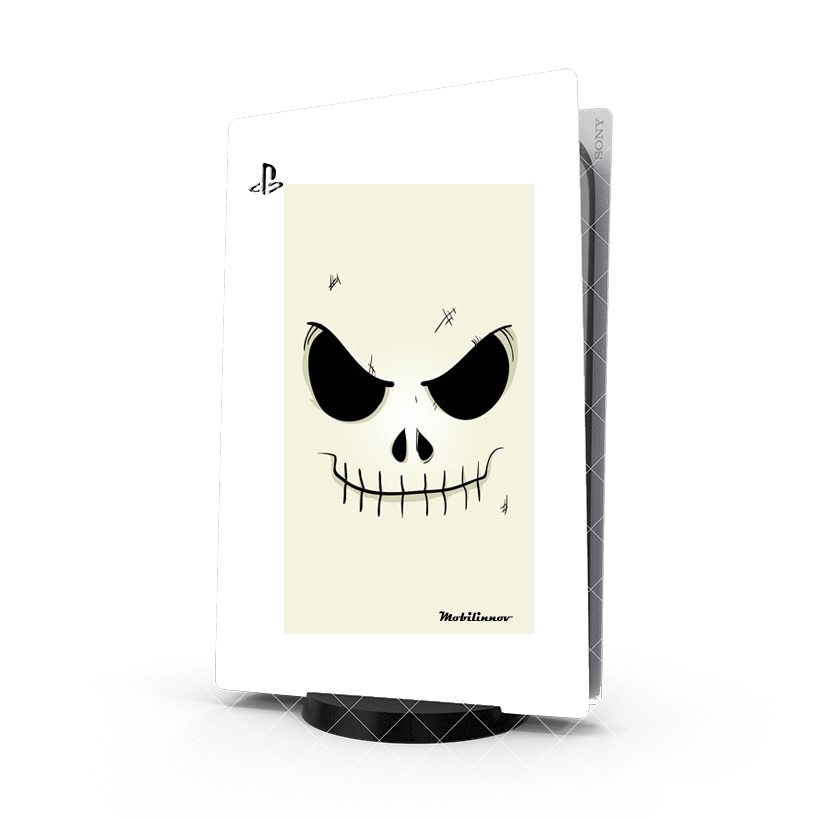 Autocollant Playstation 5 - Stickers PS5 Squelette Face