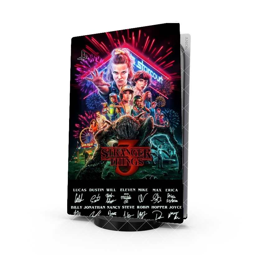 Autocollant Stranger Things 3 Dedicace Limited Edition