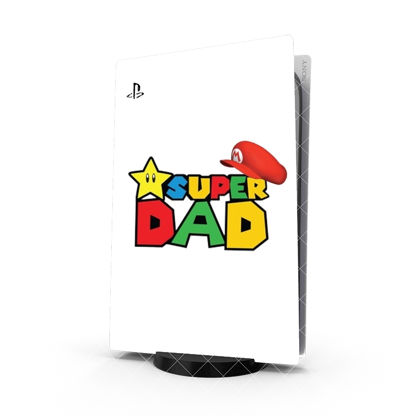 Autocollant Super Dad Mario humour