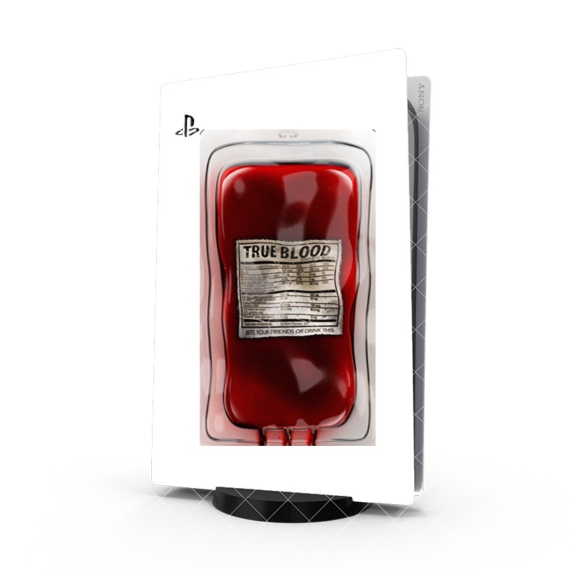 Autocollant Playstation 5 - Stickers PS5 Poche de sang