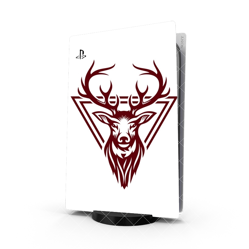 Autocollant Vintage deer hunter logo