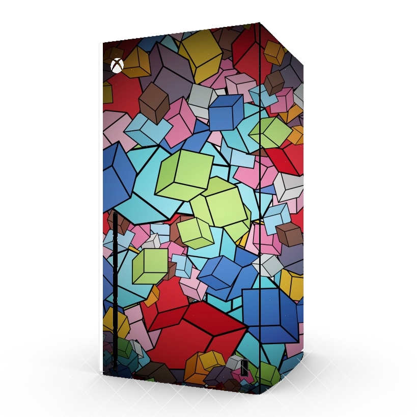 Autocollant Abstract Cool Cubes