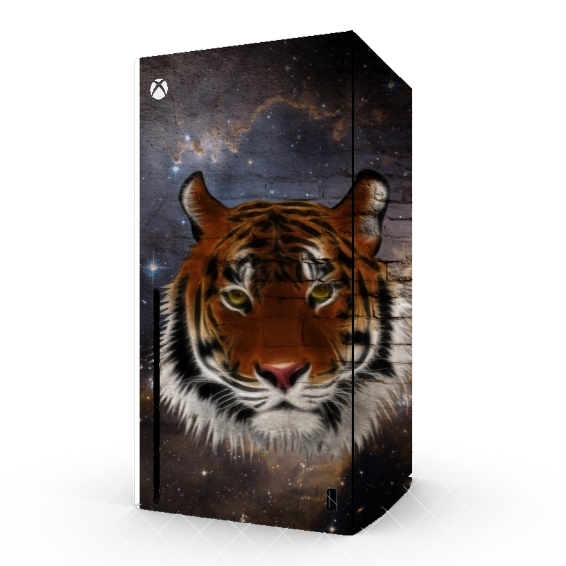 Autocollant Abstract Tiger