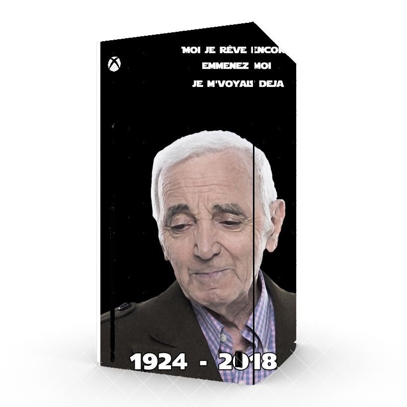 Autocollant Aznavour Hommage Fan Tribute