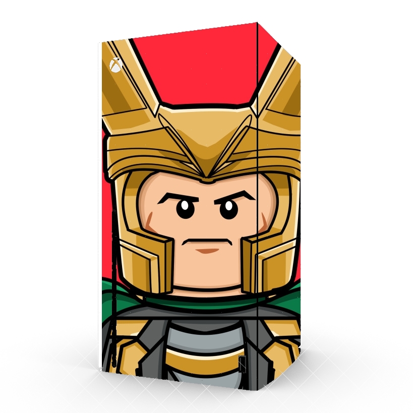 Autocollant Bricks Loki