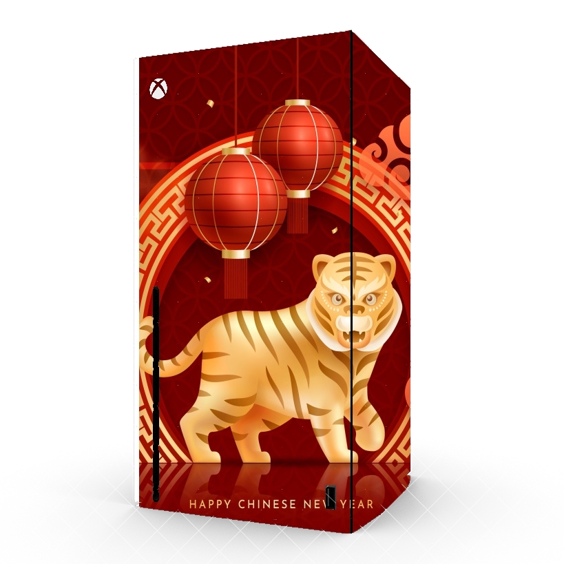 Autocollant Nouvel an chinois du Tigre