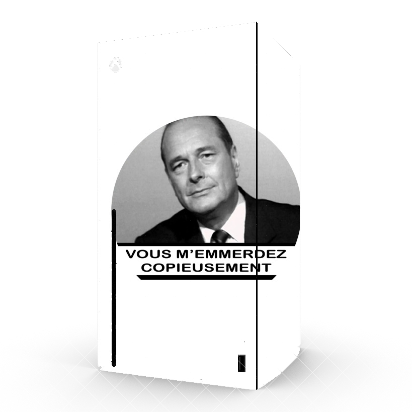 Autocollant Chirac Vous memmerdez copieusement