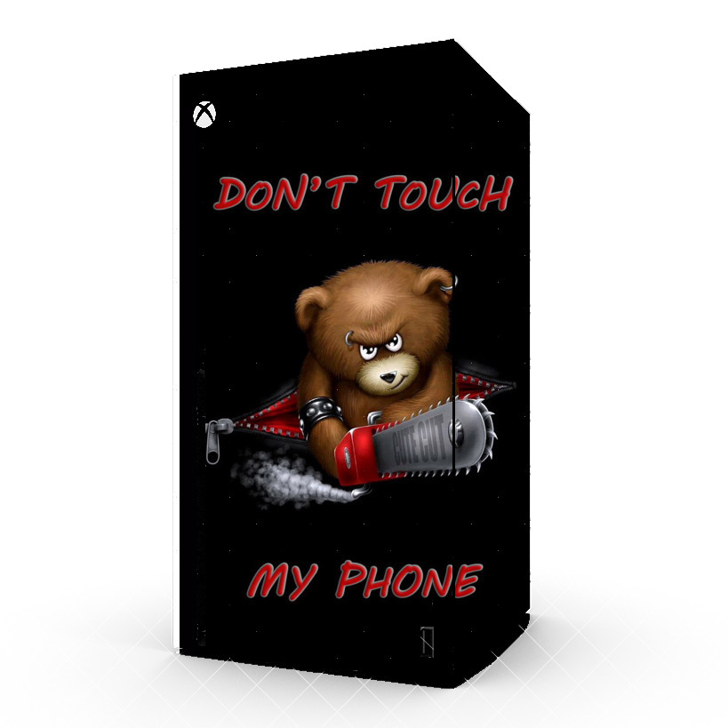 Autocollant Xbox Series X/S - Stickers Xbox Don't touch my phone