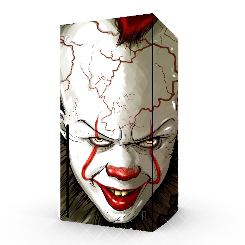 Autocollant Xbox Series X/S - Stickers Xbox Evil Clown 