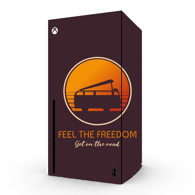 Autocollant Feel The freedom on the road