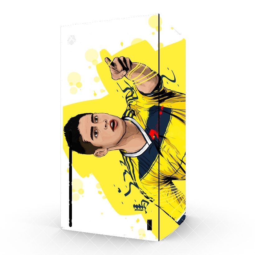 Autocollant Football Stars: James Rodriguez - Colombia