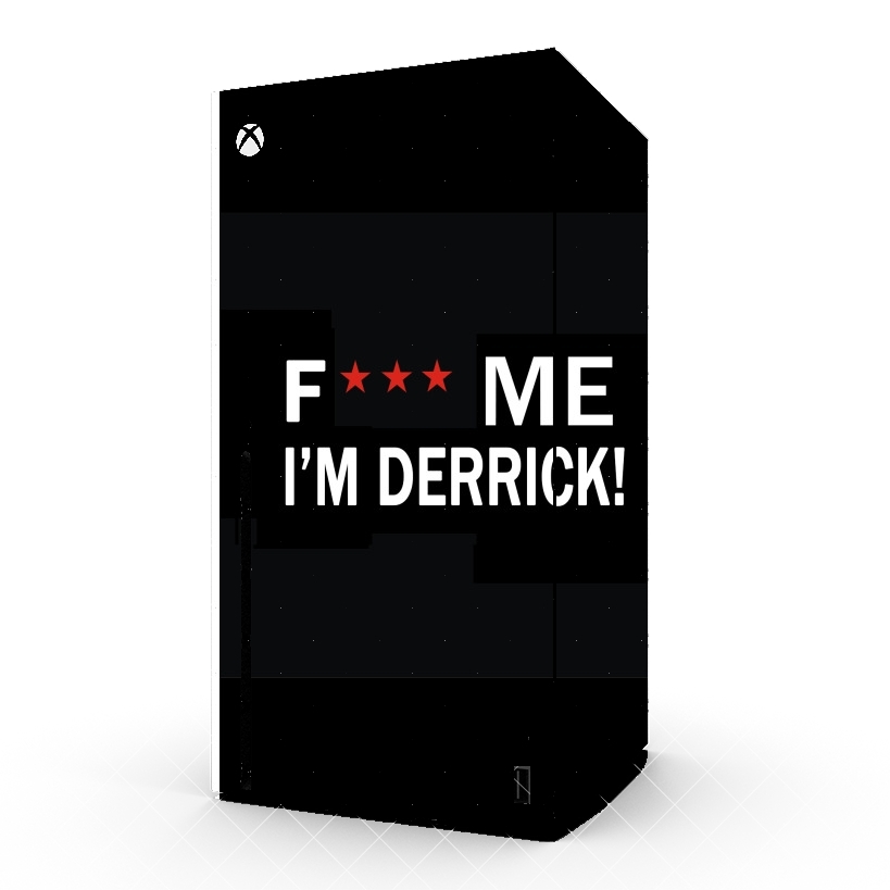 Autocollant Fuck Me I'm Derrick!