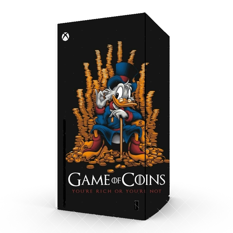 Autocollant Game Of coins Picsou Mashup