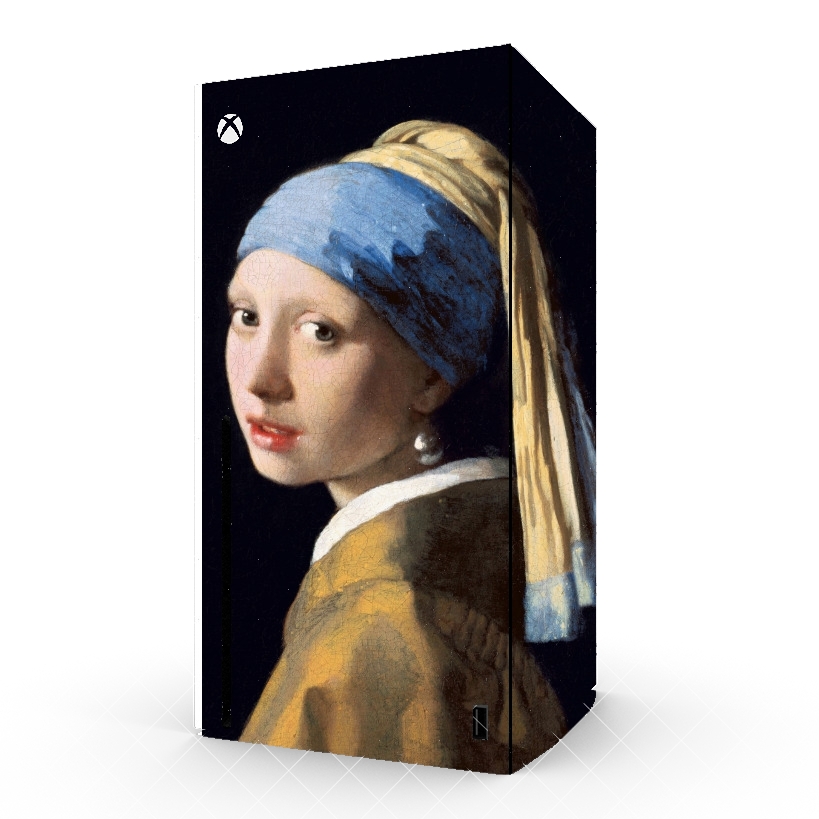Autocollant Girl with a Pearl Earring