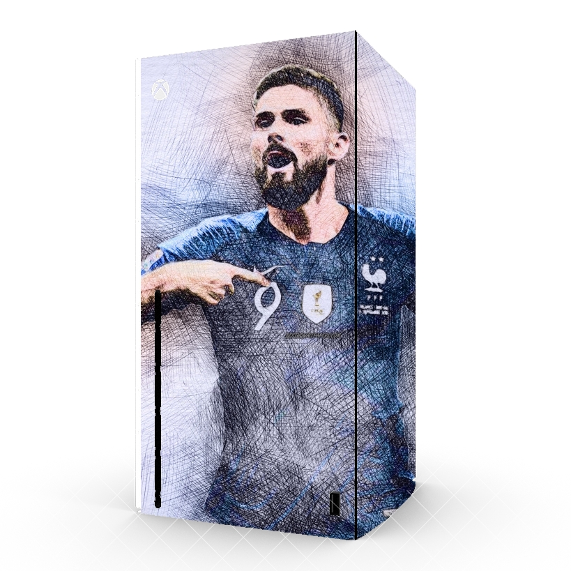 Autocollant Giroud The French Striker