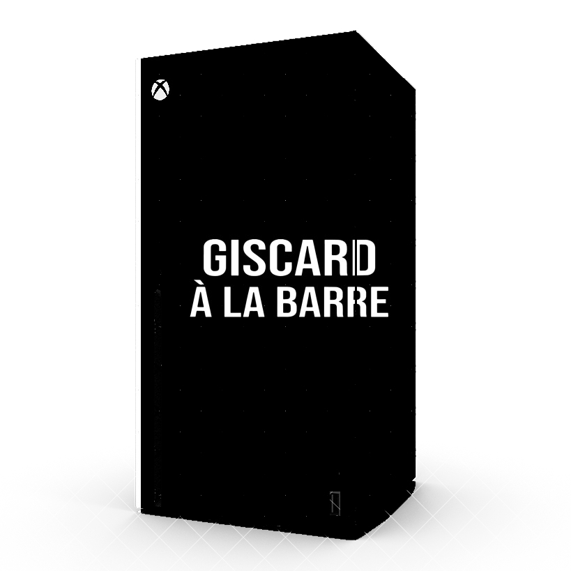 Autocollant Giscard a la barre