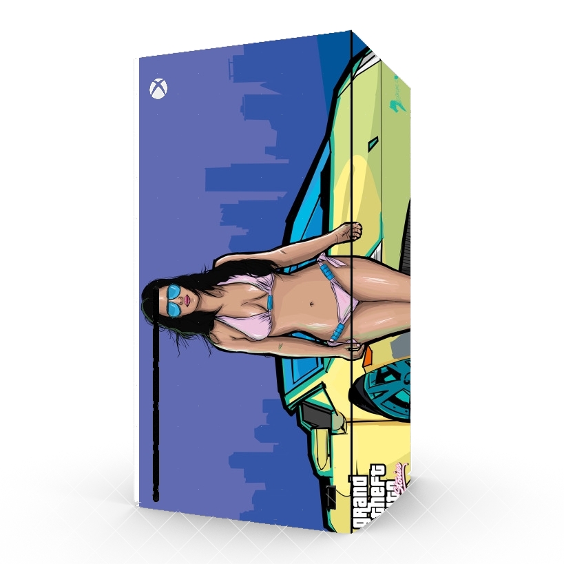 Autocollant GTA collection: Bikini Girl Florida Beach