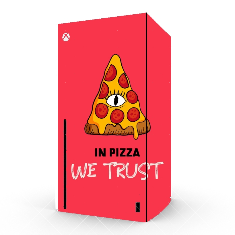 Autocollant iN Pizza we Trust