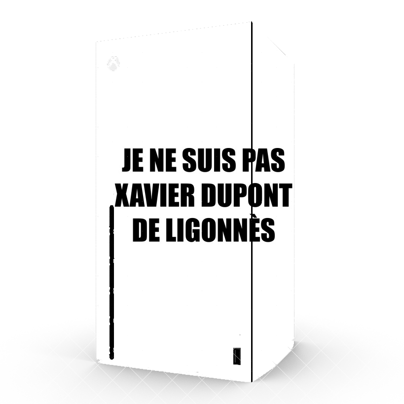 Autocollant Je ne suis pas Xavier Dupont De Ligonnes - Nom du criminel modifiable