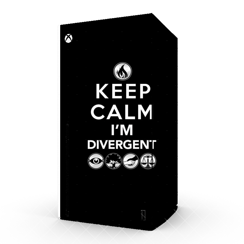 Autocollant Keep Calm Divergent Faction