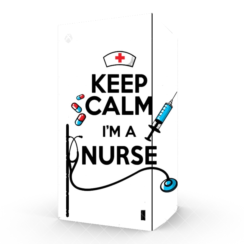 Autocollant Keep calm I am a nurse