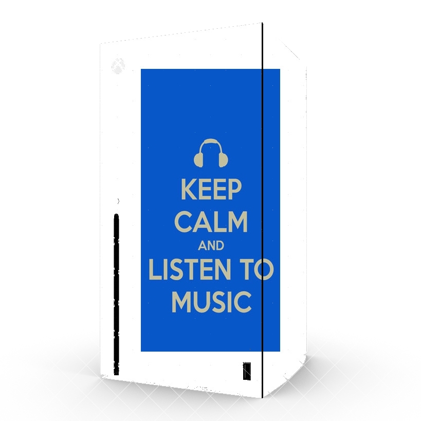 Autocollant Keep Calm And Listen to Music