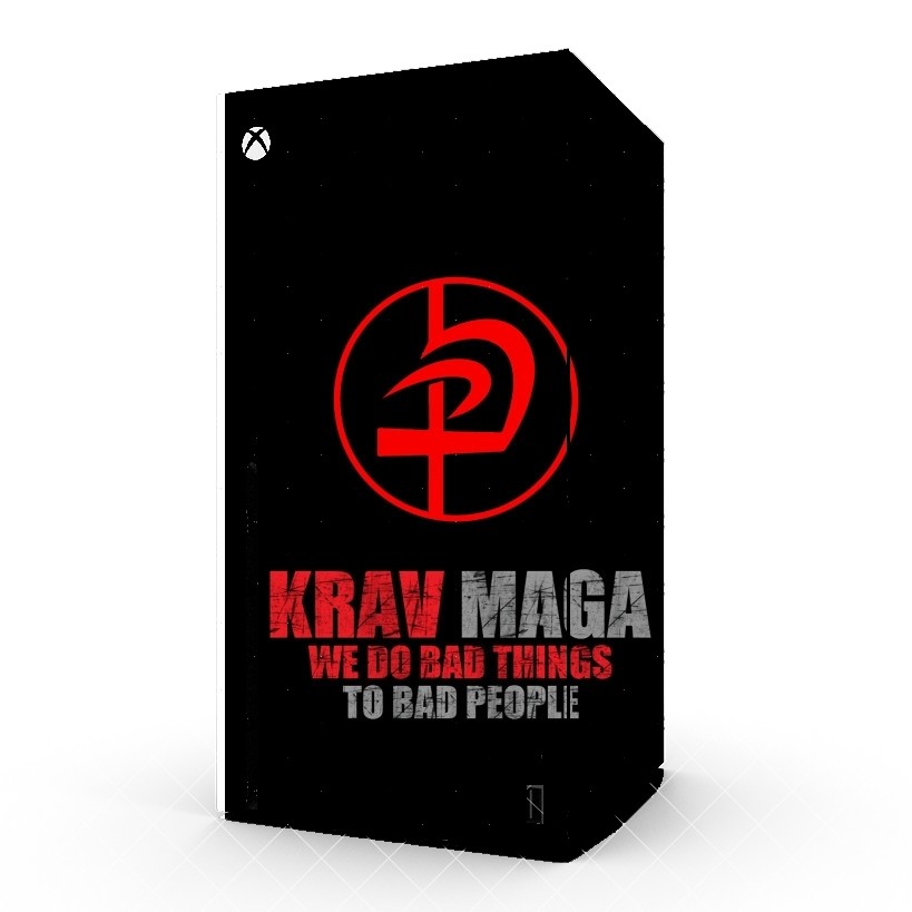 Autocollant Krav Maga Bad Things to bad people