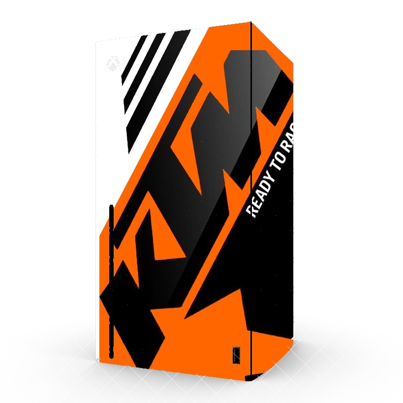 Autocollant Xbox Series X/S - Stickers Xbox KTM Racing Orange And Black