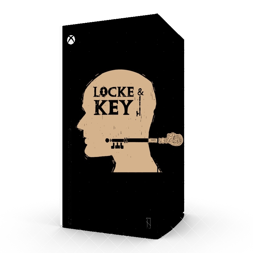 Autocollant Locke Key Head Art