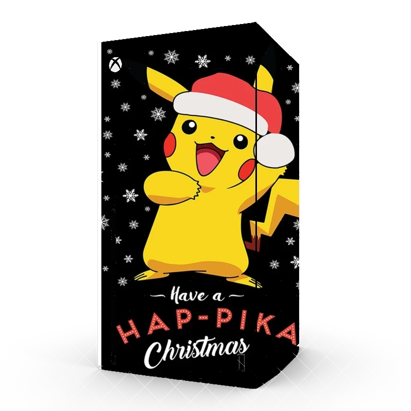 Autocollant Pikachu have a Happyka Christmas