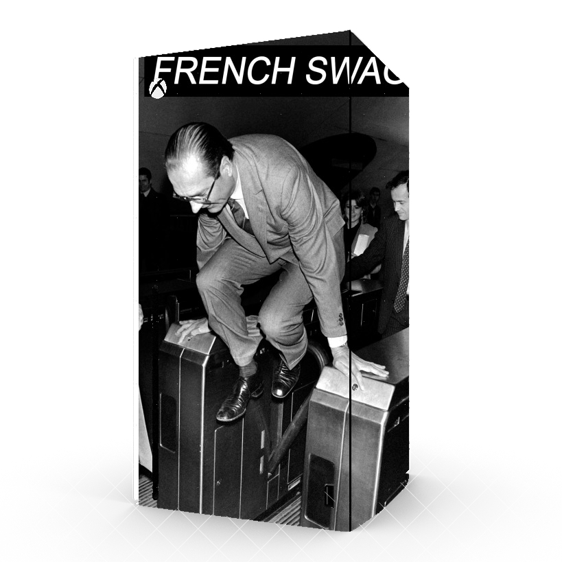 Autocollant President Chirac Metro French Swag