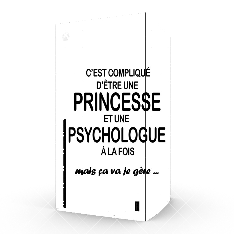 Autocollant Psychologue et princesse