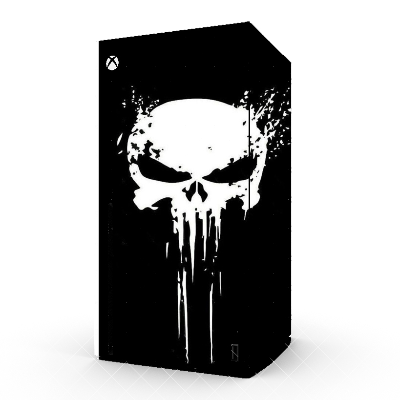 Autocollant Xbox Series X/S - Stickers Xbox Punisher Skull