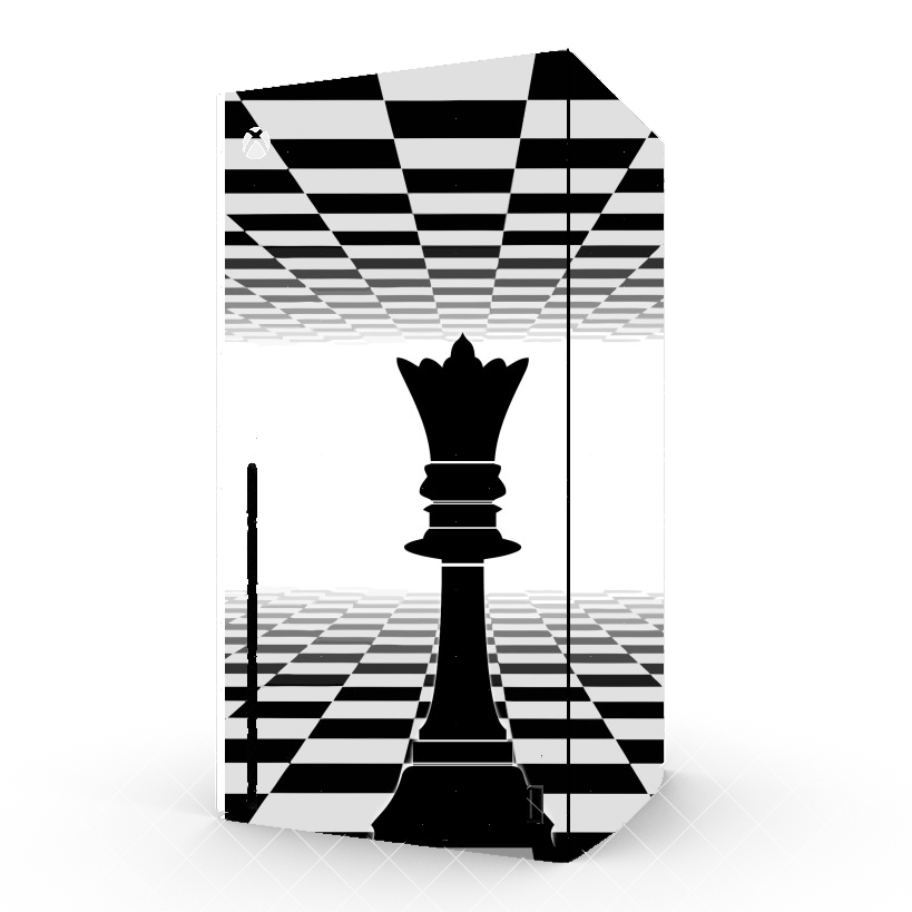 Autocollant Queen Chess