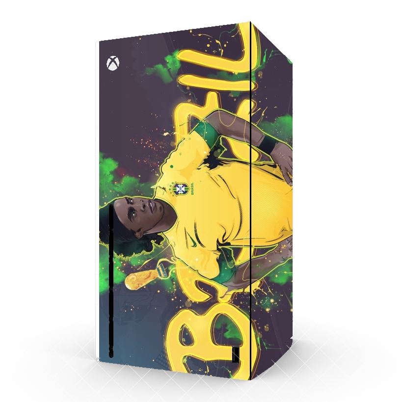 Autocollant Ronaldinho Brazil Carioca