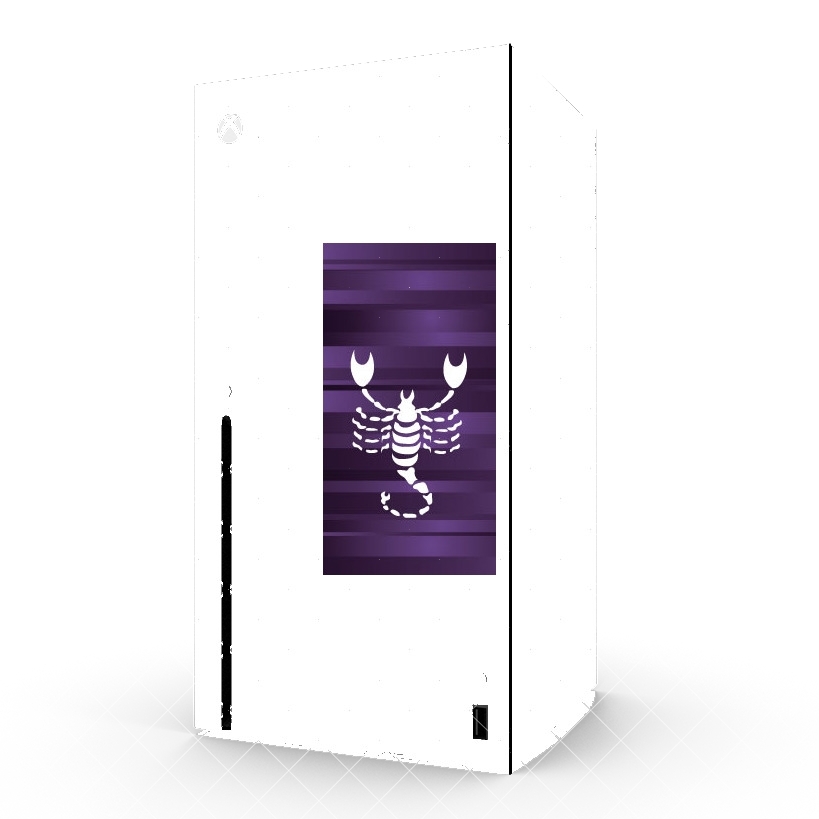 Autocollant Xbox Series X/S - Stickers Xbox Scorpion - Signe du Zodiaque