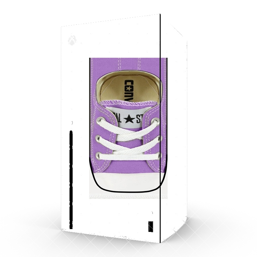 Autocollant Chaussure All Star Violet