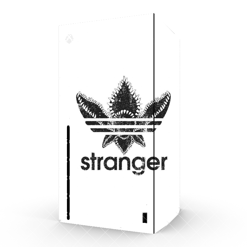 Autocollant Stranger Things Demogorgon Monstre Parodie Adidas Logo Serie TV