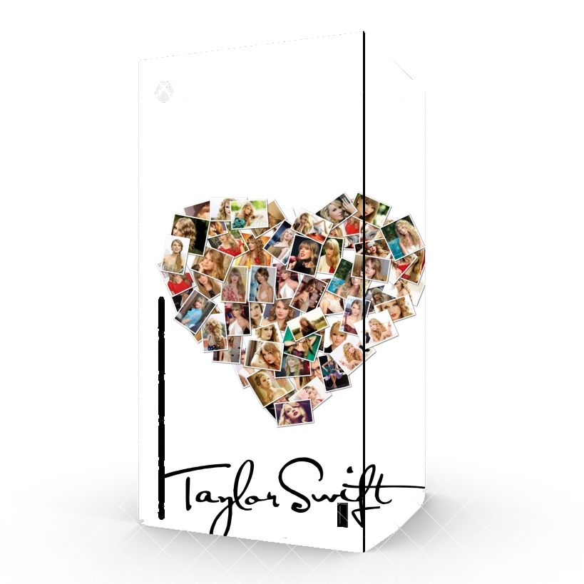 Autocollant Taylor Swift Love Fan Collage signature