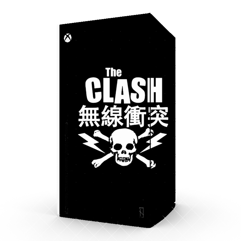 Autocollant the clash punk asiatique