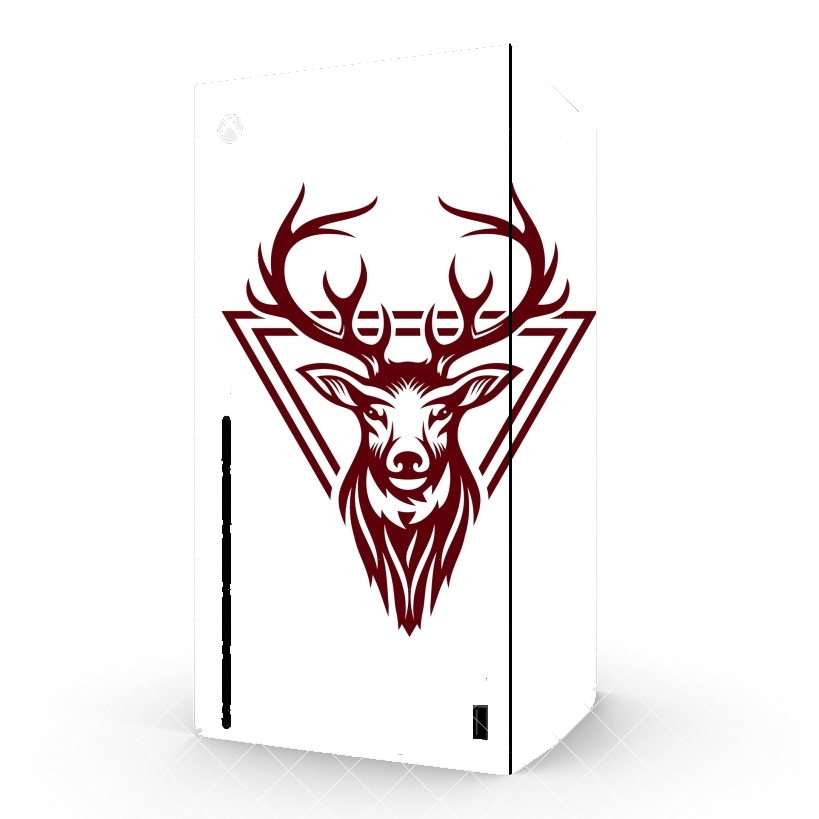 Autocollant Vintage deer hunter logo