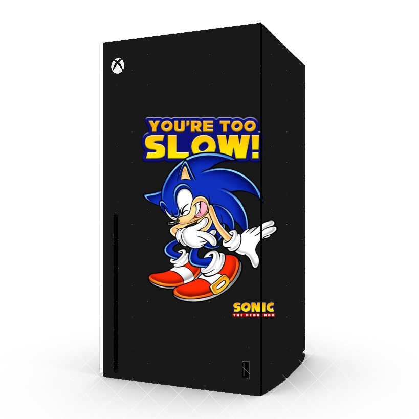 Autocollant You're Too Slow - Sonic
