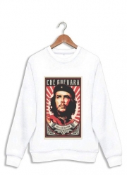 sweat-blanc Che Guevara Viva Revolution