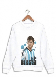 sweat-blanc Lionel Messi - Argentine