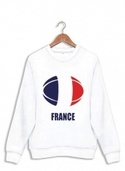 sweat-blanc france Rugby