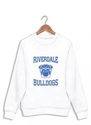 sweat-blanc Riverdale Bulldogs